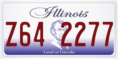 IL license plate Z642277