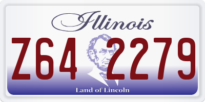 IL license plate Z642279