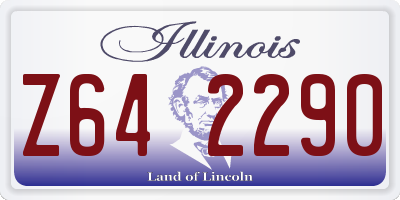 IL license plate Z642290
