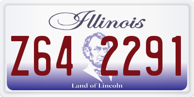 IL license plate Z642291