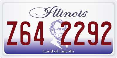 IL license plate Z642292