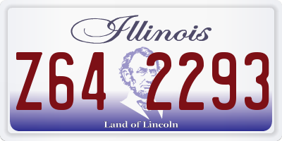 IL license plate Z642293