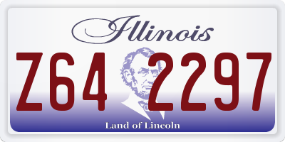 IL license plate Z642297