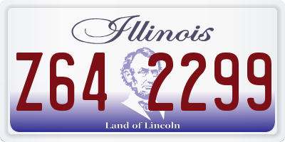 IL license plate Z642299