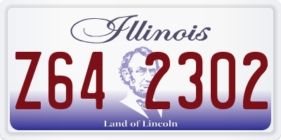 IL license plate Z642302