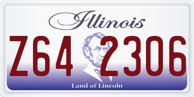 IL license plate Z642306