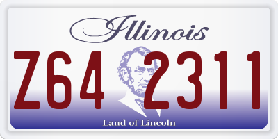 IL license plate Z642311