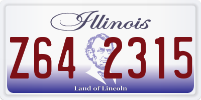 IL license plate Z642315