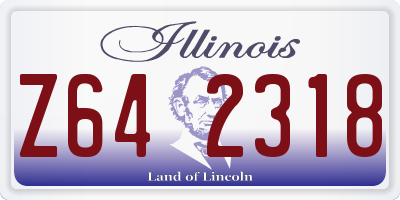 IL license plate Z642318