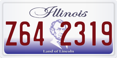 IL license plate Z642319