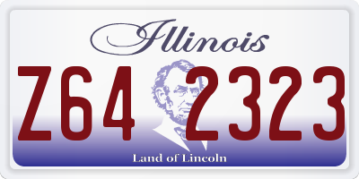 IL license plate Z642323