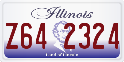 IL license plate Z642324