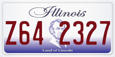 IL license plate Z642327