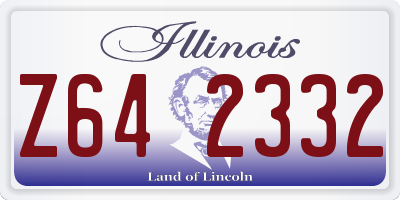 IL license plate Z642332