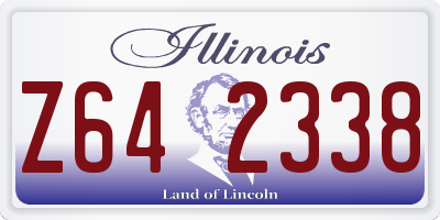 IL license plate Z642338