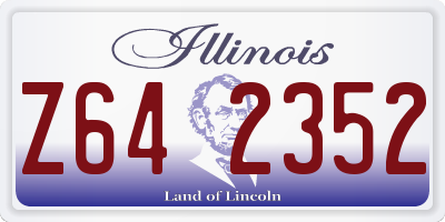 IL license plate Z642352