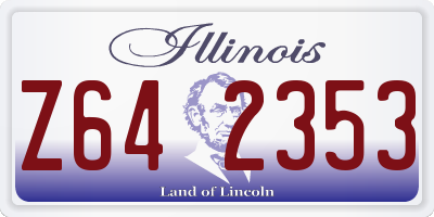 IL license plate Z642353