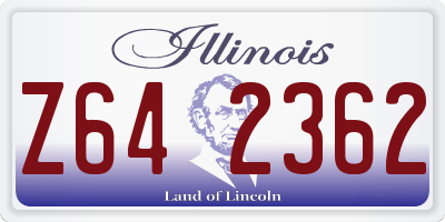 IL license plate Z642362