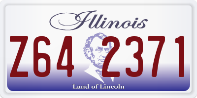 IL license plate Z642371