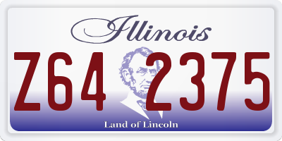IL license plate Z642375