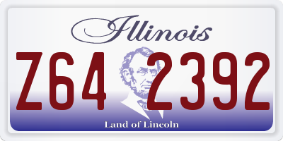 IL license plate Z642392