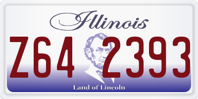 IL license plate Z642393