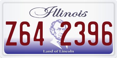 IL license plate Z642396