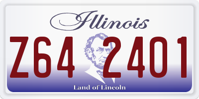IL license plate Z642401