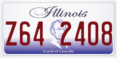 IL license plate Z642408