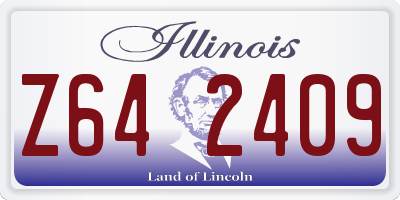 IL license plate Z642409