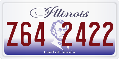 IL license plate Z642422