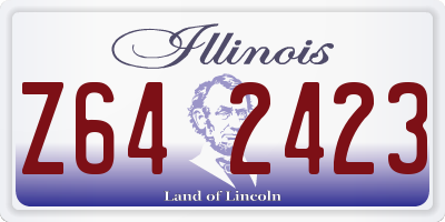 IL license plate Z642423