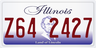 IL license plate Z642427