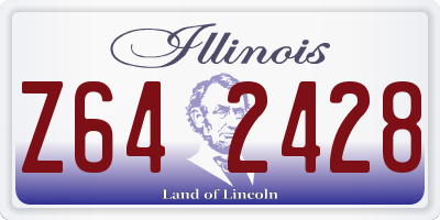 IL license plate Z642428