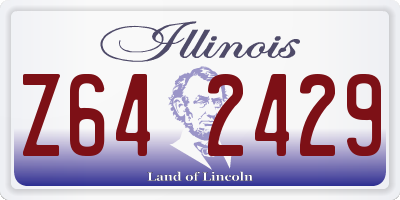 IL license plate Z642429