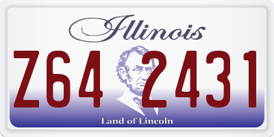 IL license plate Z642431