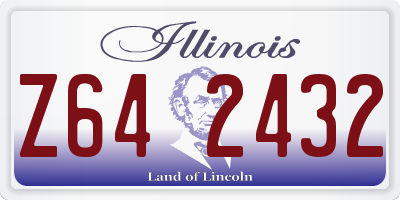 IL license plate Z642432
