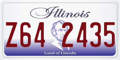 IL license plate Z642435