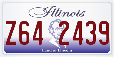 IL license plate Z642439