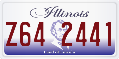 IL license plate Z642441