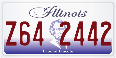 IL license plate Z642442