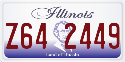 IL license plate Z642449