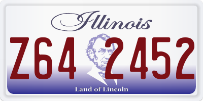 IL license plate Z642452
