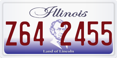 IL license plate Z642455