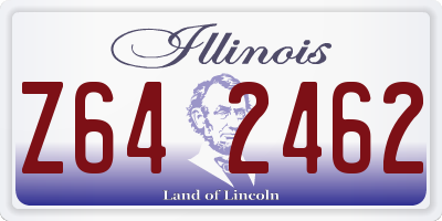 IL license plate Z642462