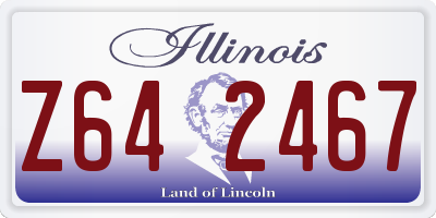 IL license plate Z642467