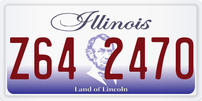 IL license plate Z642470