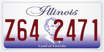 IL license plate Z642471