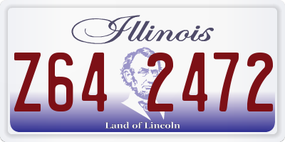 IL license plate Z642472