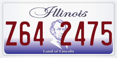 IL license plate Z642475
